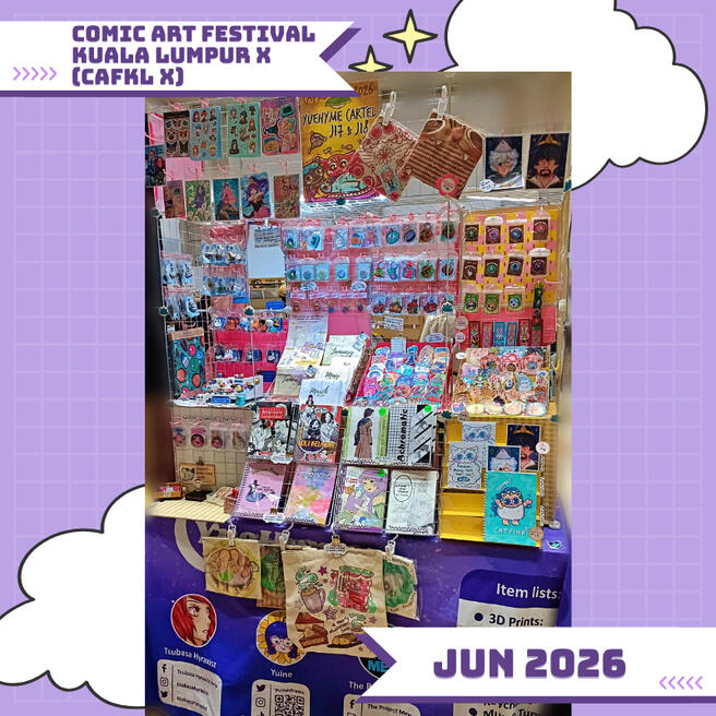 Comic Art Festival Kuala Lumpur X (CAFKL X) - Jun 2026